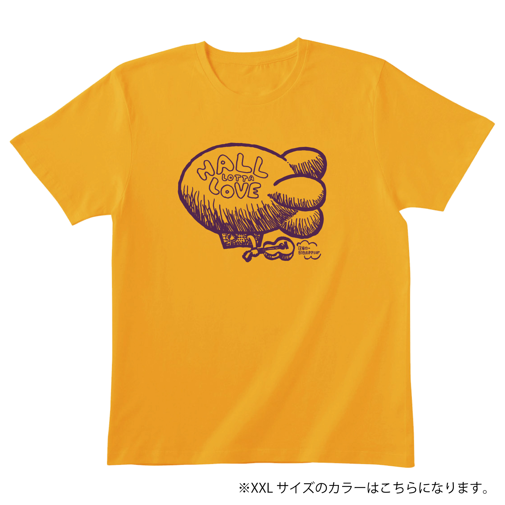 HALL LOTTA LOVE 2020 Tシャツ【HEATHER YELLOW】
