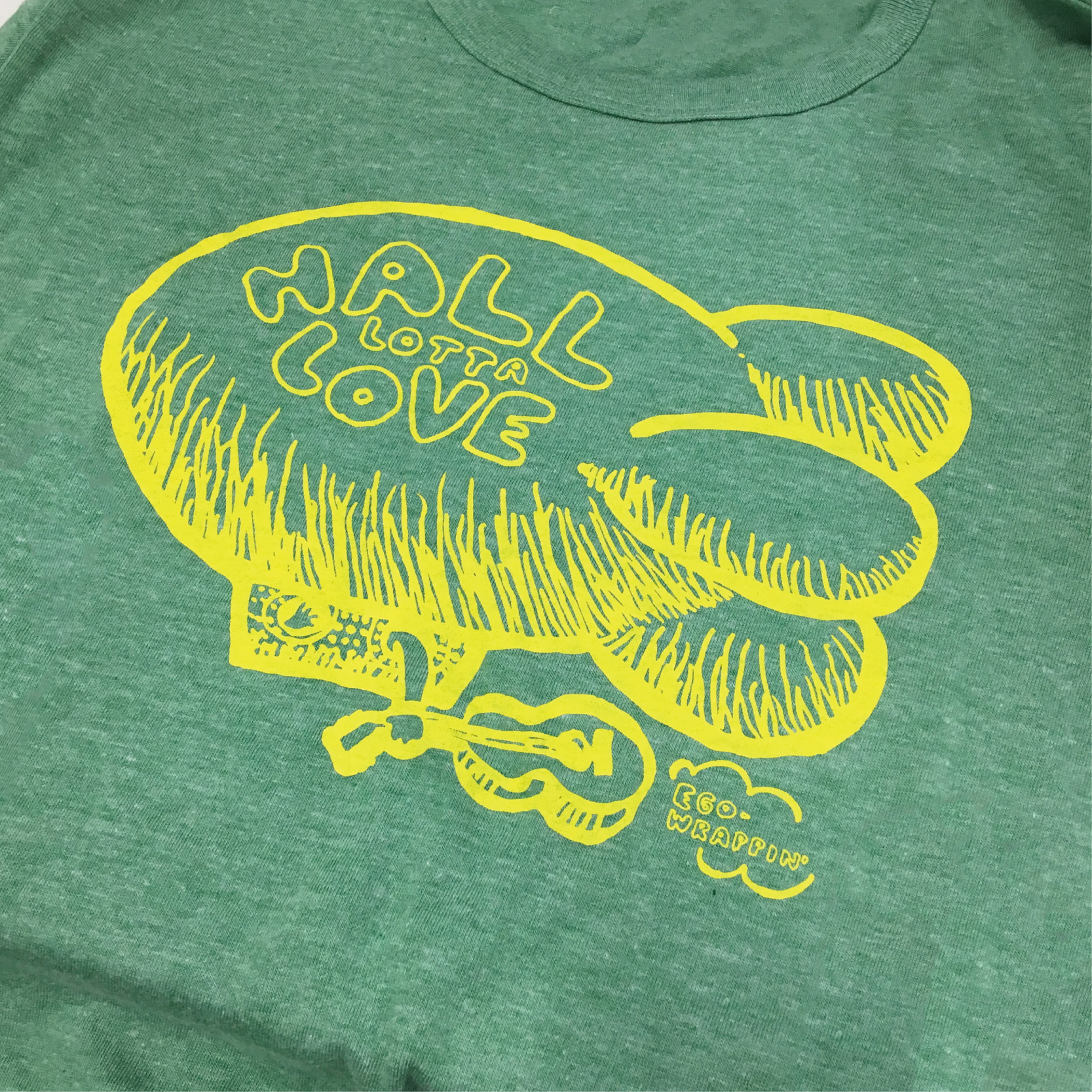 HALL LOTTA LOVE 2020 Tシャツ【HEATHER GREEN】