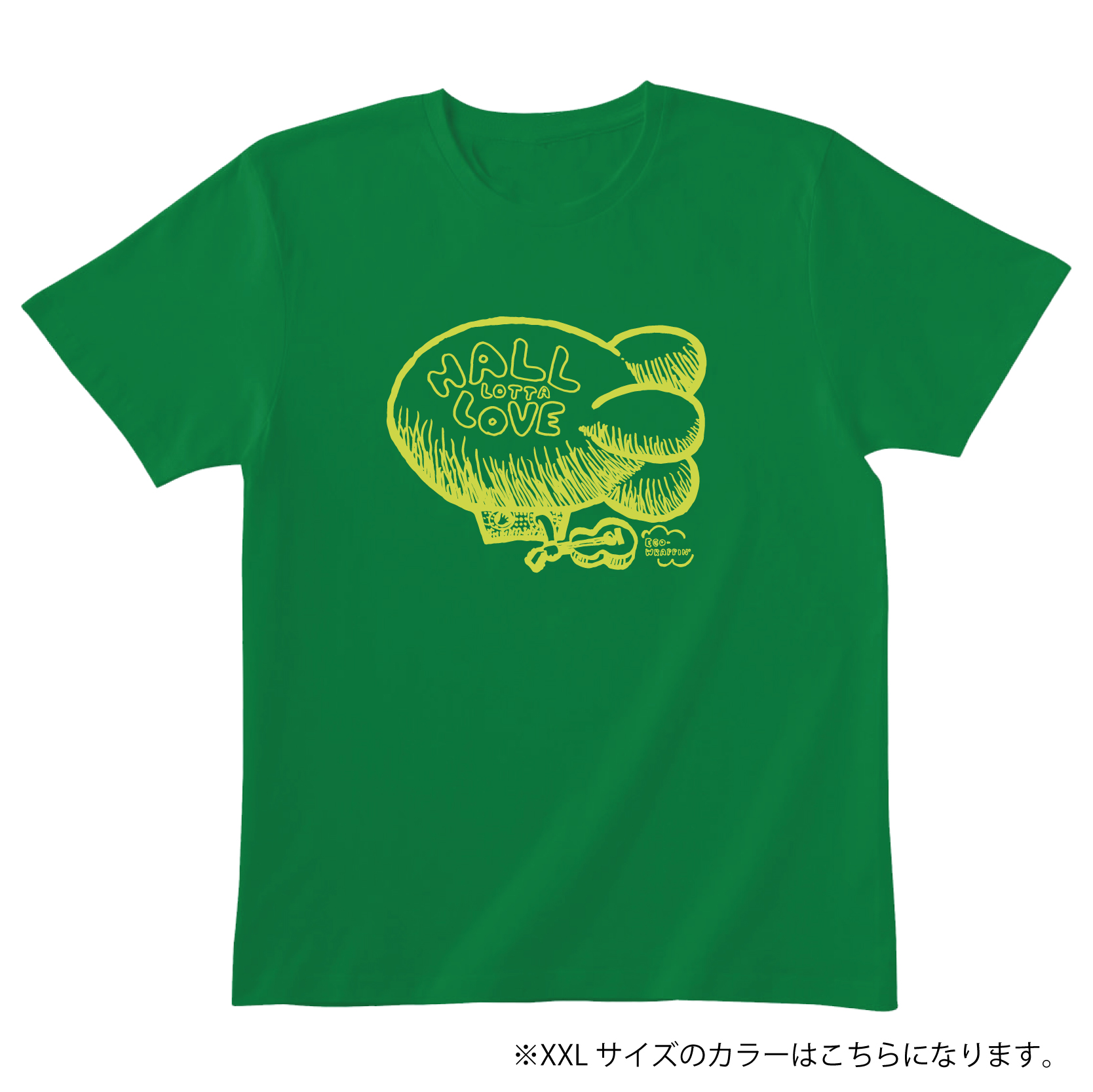 HALL LOTTA LOVE 2020 Tシャツ【HEATHER GREEN】
