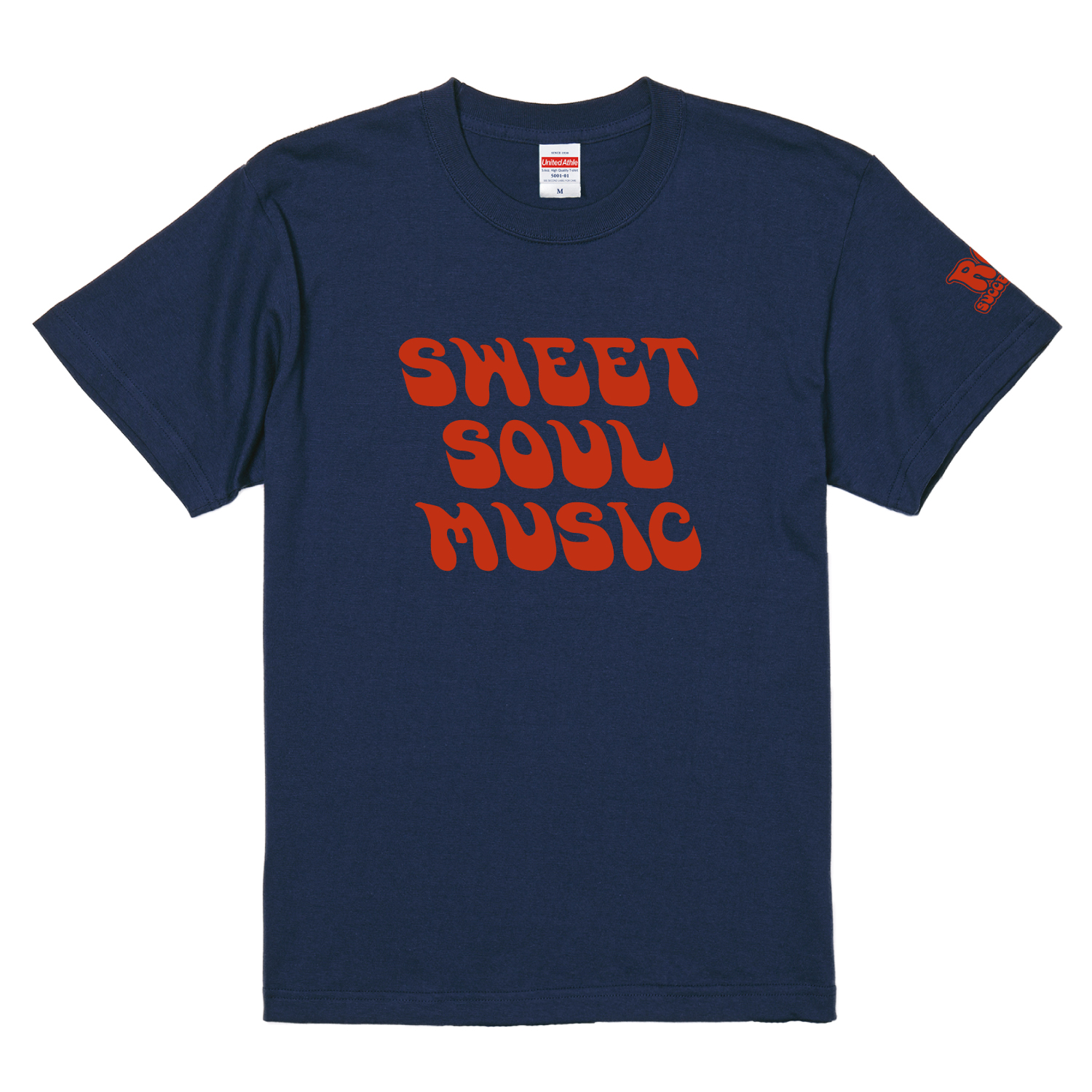 SWEET SOUL MUSIC Tシャツ(ネイビー)